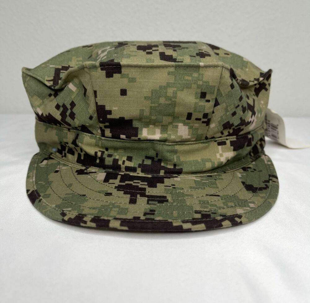 Men’s USN Camouflage Cap Hat Sekri Industries Size: 7 3/4 New